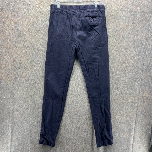 James Perse Pants Mens XS Blue Cotton Stretch Pull On Slim Fit Casual 0 Trouser - Picture 2 of 9